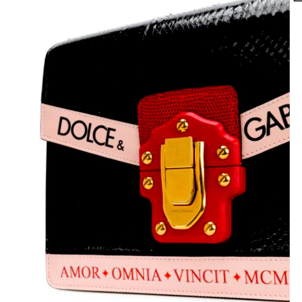 Dolce & Gabbana Lucia Snakeskin Purse